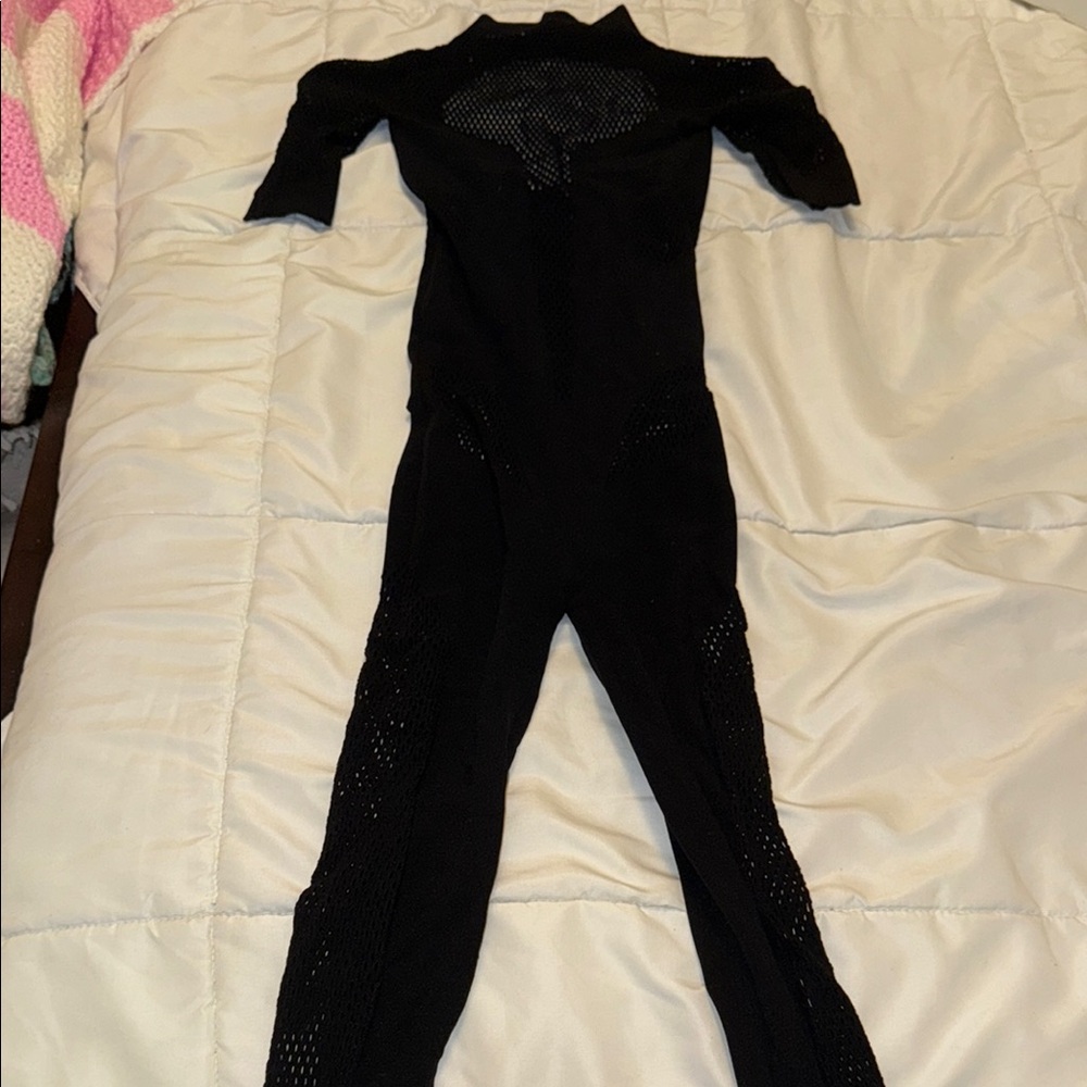Black Mesh Bodysuit